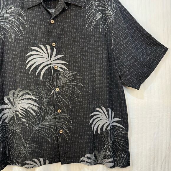 Jamaica Jaxx Hawaiian Button Down Aloha Shirt Men Size Large %100 Silk Tropical - Picture 3 of 9